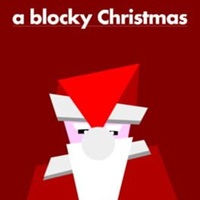 a blocky christmas cover image
